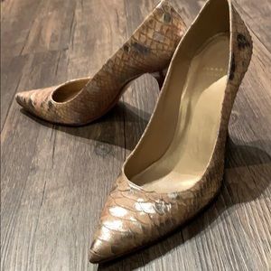 Stuart Weitzman Snake Skin Heels